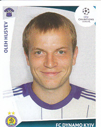 Oleh Gusev Dynamo Kyiv samolepka UEFA Champions League 2009/10 #391